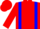 Silk - Red, Blue Braces, Blue And White 'R'