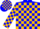 Silk - Blue, Gold PSR, Blue & Gold Blocks on