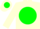 Silk - Ivory, Green disc, Ivory Emblem, Green