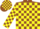 Silk - Brown, Yellow Blocks