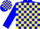 Silk - Blue and Yellow Blocks, Blue Sleeves,