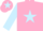 Silk - Pink, Light Blue star, sleeves and star on cap