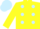 Silk - Yellow, Light Blue spots, Yellow sleeves, Light Blue cap