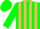 Silk - GREEN, beige stripes, green cap