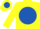 Silk - Yellow, Royal Blue disc, Emblem