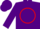 Silk - Purple, Red Circle SSSL' on Back, Jade