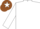 Silk - Chestnut, white sleeves, brown cap, white star
