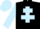 Silk - Black, light blue cross of Lorraine, sleeves and cap
