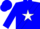 Silk - Blue, White Star Sash