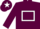 Silk - Maroon, White hollow box and star on cap