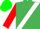 Silk - EMERALD GREEN, white sash, red sleeves, green cap