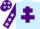 Silk - Light Blue, Purple Cross of Lorraine, Purple sleeves, Light Blue stars and stars on cap