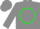 Silk - Grey, Hunter Green Circle with Emblem,