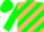 Silk - GREEN, beige diagonal stripes, beige