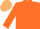 Silk - Orange, Beige cap