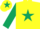 Silk - Yellow, Dark Green star, sleeves and star on cap