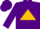 Silk - Purple, Gold Triangle, Gold Diamond