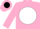 Silk - Pink, Black 'GC' on White disc, Black