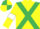 Silk - Yellow, Emerald Green cross belts, Yellow sleeves, White armlets, Emerald Green and Yellow quartered cap
