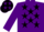 Silk - Purple, Black stars on body and cap