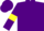 Silk - Purple, Yellow armlets, purple cap