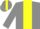 Silk - Grey, Yellow stripe and cap
