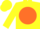 Silk - Yellow, Orange disc, Yellow cap, Orange spot