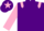 Silk - Purple, Pink epaulettes and sleeves, Purple cap, Pink star