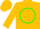 Silk - Gold, Green Circle 'BF' on Back, Green