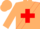 Silk - Tan, Red Cross Sash, Red armlet