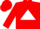 Silk - Red, Blue 'E' in White Triangle, White