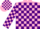 Silk - HOT PINK, Neon Purple Blocks