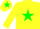 Silk - Yellow, Green star and star on cap