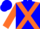 Silk - Blue, Orange cross-belts and sleeves, Blue cap