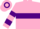 Silk - Hot pink, purple flower, purple hoop o