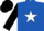 Silk - Royal Blue, White star, Black sleeves and cap