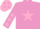 Silk - Mauve, Pink star, Mauve sleeves, Pink stars