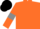 Silk - Orange, Grey armlets, Black cap