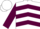 Silk - White, Maroon Chevrons, Maroon Sleeves,