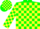 Silk - Green, Yellow Blocks