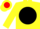 Silk - Yellow, Red 'GA' on Black disc, Yellow