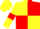 Silk - Yellow and Red (quartered), Yellow sleeves, Red armlets