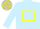 Silk - LIGHT BLUE, yellow hollow box, white & yellow check cap