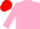 Silk - Pink, grey and pink sleeves, dark red cap