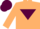 Silk - Beige, Maroon inverted triangle, Beige sleeves, Maroon cap