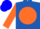 Silk - Royal Blue, Orange disc, Orange Sleeves, Blue Cap