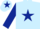 Silk - Light Blue, Dark Blue star, sleeves and star on cap