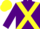 Silk - Purple, Yellow cross belts and cap